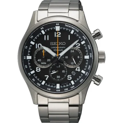 seiko ssb447p1 metal band men watch