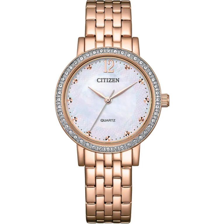 citizen el3108 53d metal band women watch